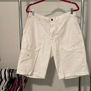 Mens Nike Dri-fit Cargo Shorts White Sz 32